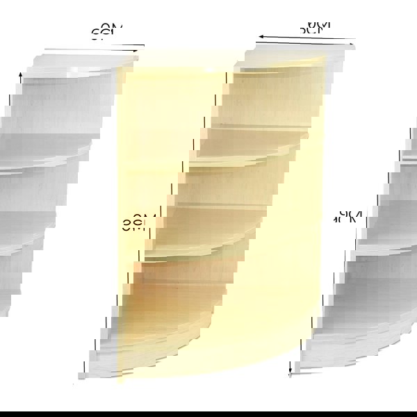 Monstershop Retail Shop Corner Counter LM60 - Maple