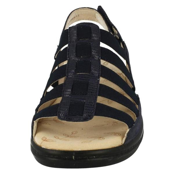 Padders Ladies Padders Wide Fit Strappy Sandals Lesley