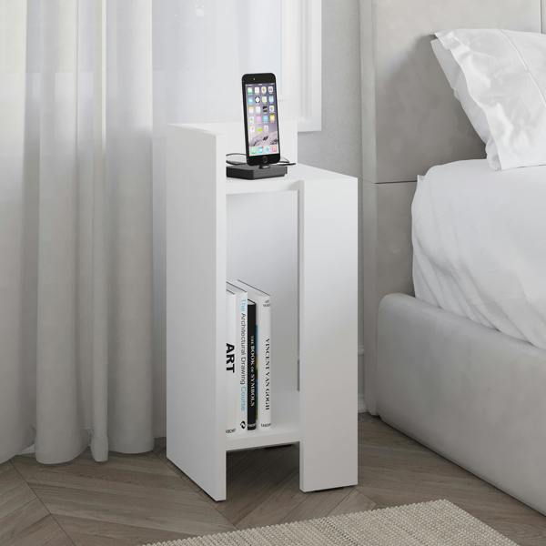 Decortie Elos Modern Bedside Table Left Module Narrow 25cm