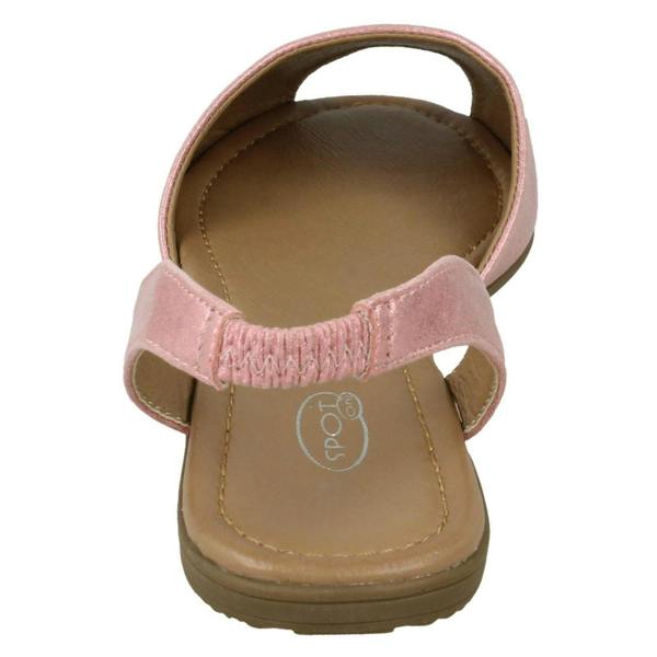 Spot On Ladies Spot On Flat Slingback Mule Sandals