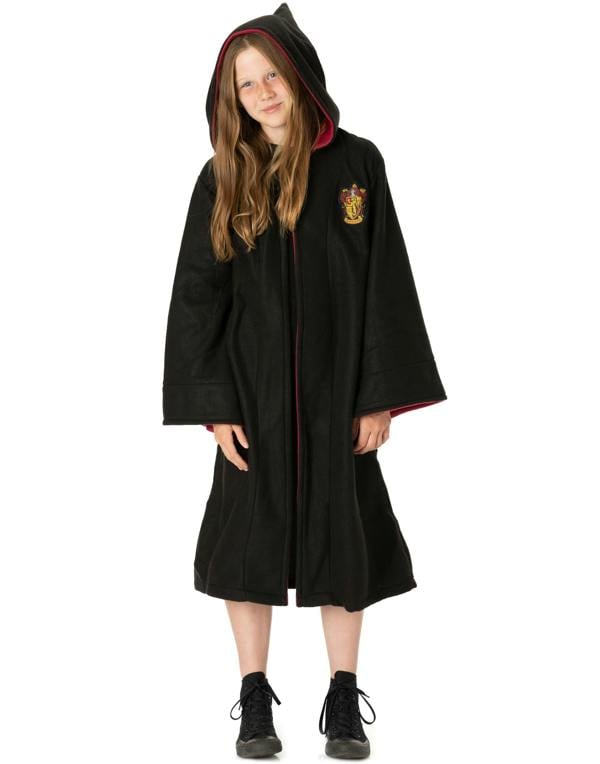 Harry Potter Unisex Kids Black Hogwarts House Crest Gown