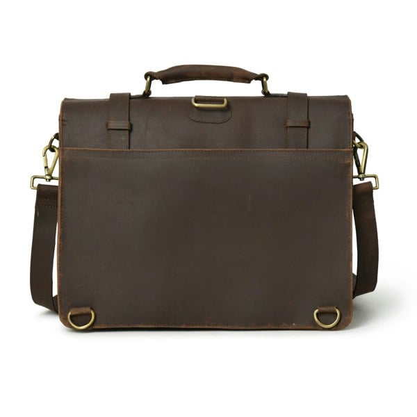 Lakshan Buffalo Leather Satchel Bag - DÖTCH CLUB