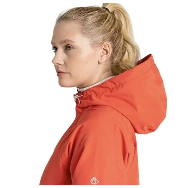 Craghoppers Womens/Ladies Brielle Waterproof Jacket - Ember Orange - 