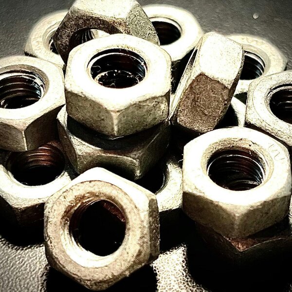 Fixaball Full Hex Nut Galvanised Class 6 DIN 934 M8 - M24
