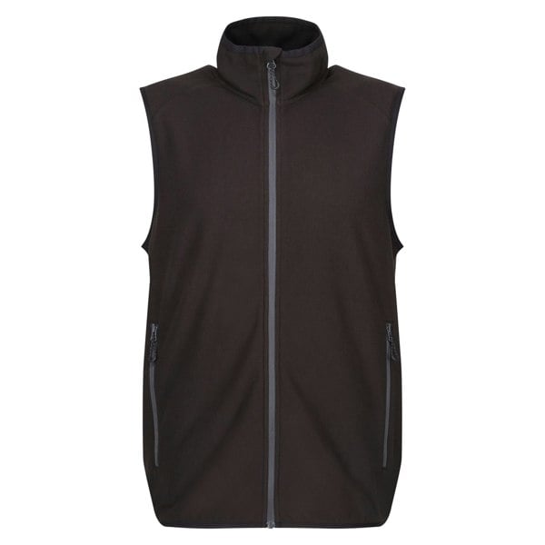 Regatta Mens Navigate Fleece Gilet - Black/Seal Grey