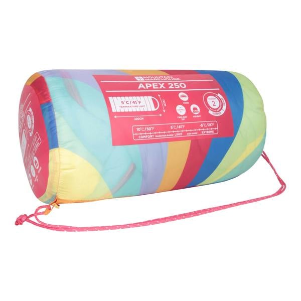 Mountain Warehouse Apex 250 Abstract Midseason Sleeping Bag - Mixed - 