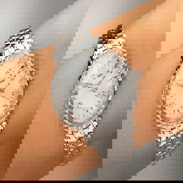 Sekonda Dress Charlotte Silver Stone Set Watch 40348