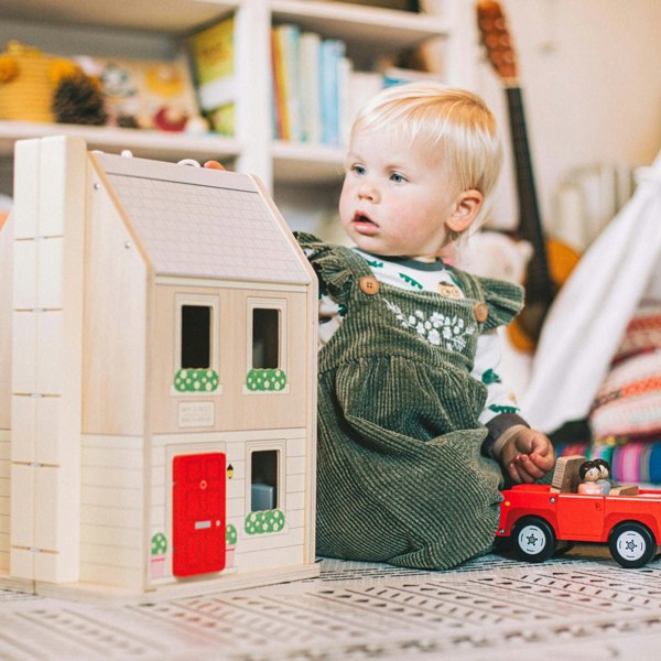 Bigjigs Toys My First Doll House, Wooden Dolls House, Wooden Toys