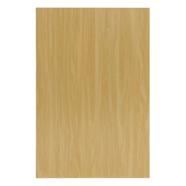 Maple countertop surface for Hera LED Shop Counter Set, featuring a smooth, natural wood grain texture and light golden hue