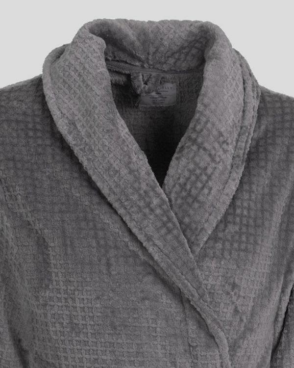 Steel & Jelly Osterley - Waffle Texture Supersoft Fleece Dressing Gown