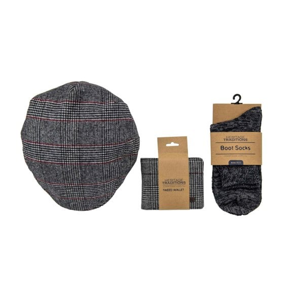 Heritage Traditions Blue Box Gift Box: Baker Boy Cap Gift Set