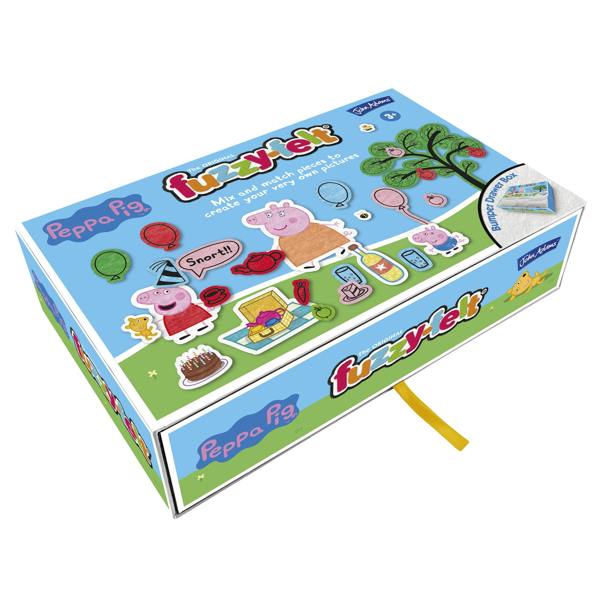 Fuzzy Felt Fuzzy-Felt Peppa Pig Drawer Set