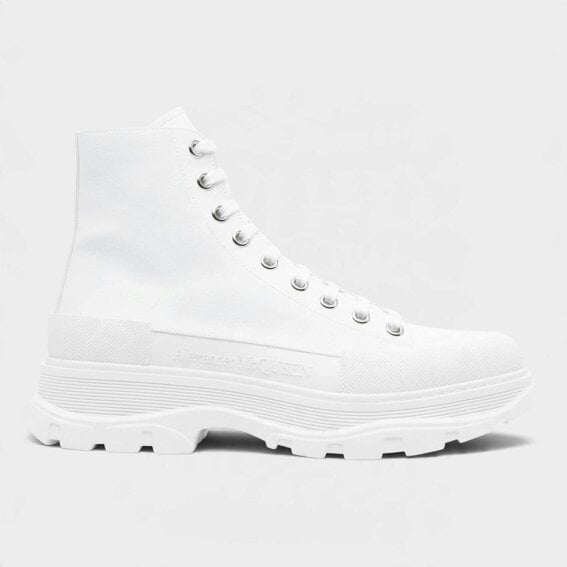 Alexander McQueen Tread Slick Boots White