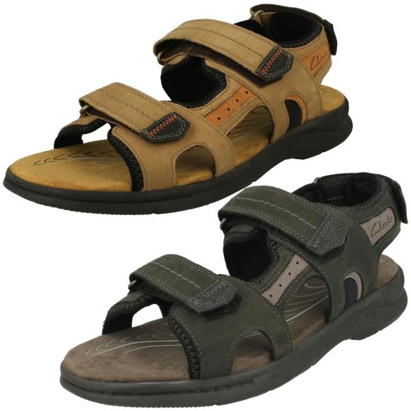 Clarks Mens Clarks Ultimate Comfort Adjustable Sandals Hapsford Trail