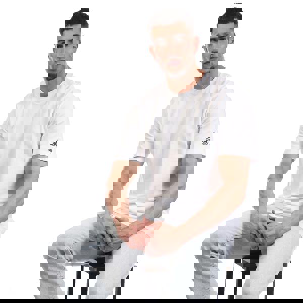 Adidas Mens Bos Blank T-Shirt - White - 