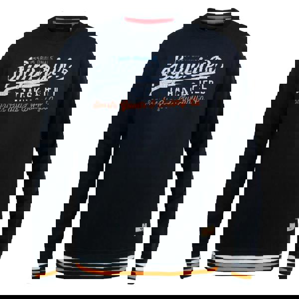 Duke Mens D555 Marlow Superior Track & Field Crew Neck Sweatshirt - Navy - 