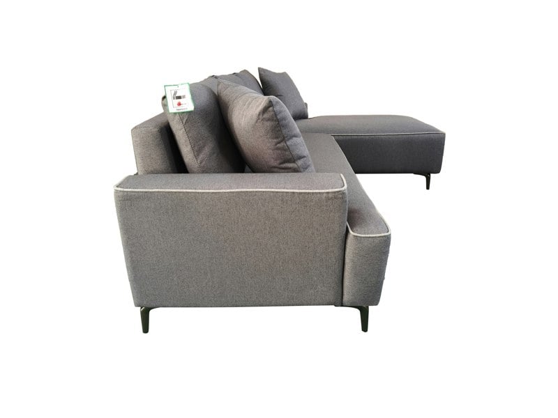 DS Living The Milano Edge 3 Seater Left Hand Corner Sofa in Grey or Beige