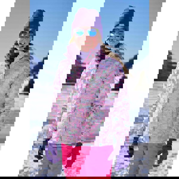 Mountain Warehouse Kids Snowdrop Watercolour Ski Jacket - Pale Blue