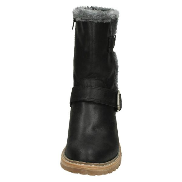 Down to Earth Ladies Down To Earth Fur Trim Calf Boots
