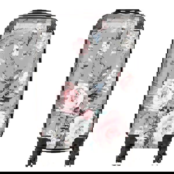 Warren Reed Dusty Pink Roses Suitcase