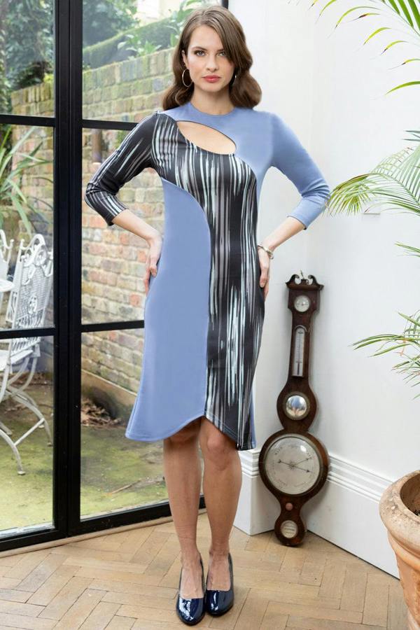 HotSquash Asymmetric Keyhole Dress