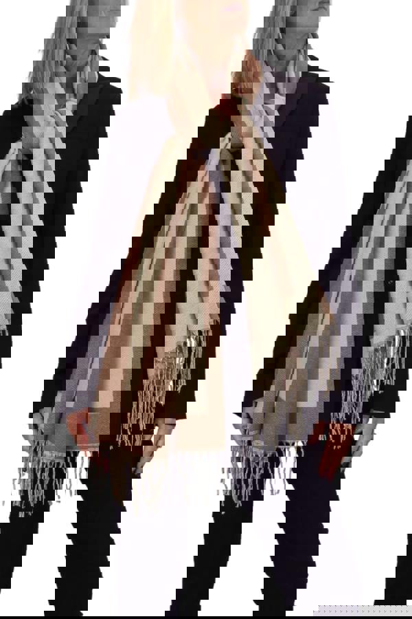 Paulo Due Oversized Wool Blend Pashmina Shawl Scarf