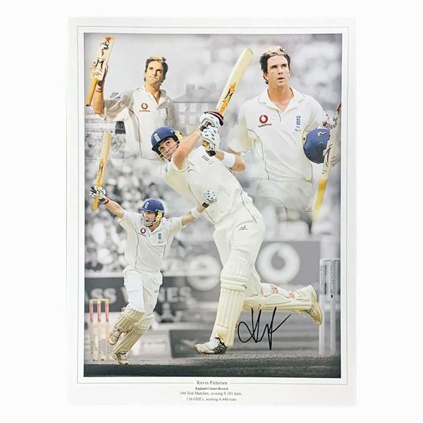 Kevin Pietersen signed England Cricket photo — Premium Framing