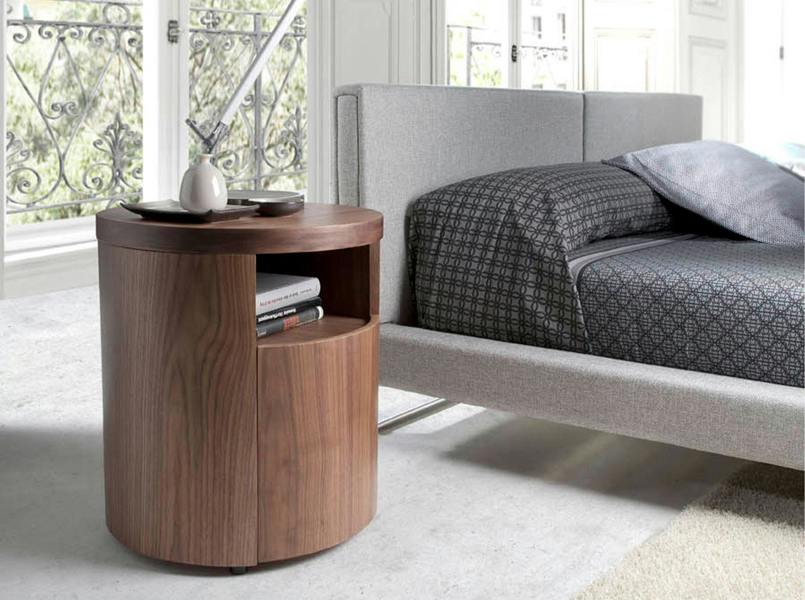 Angel Cerdá Bedside table walnut 7051