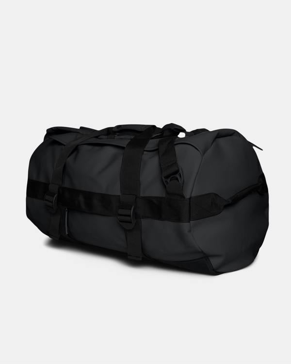 Rains Texel Duffel Bag - 01 Black - CHO - Designer Unisex Bags