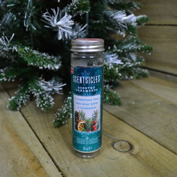 Samuel Alexander 6 Scentsicles Scented Hanging Ornaments Sticks - O Christmas Tree (New Scent)