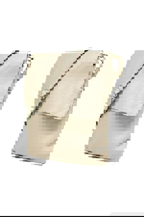 Kitise Stylish Flap Small Genuine Italian Leather Crossbody Bag