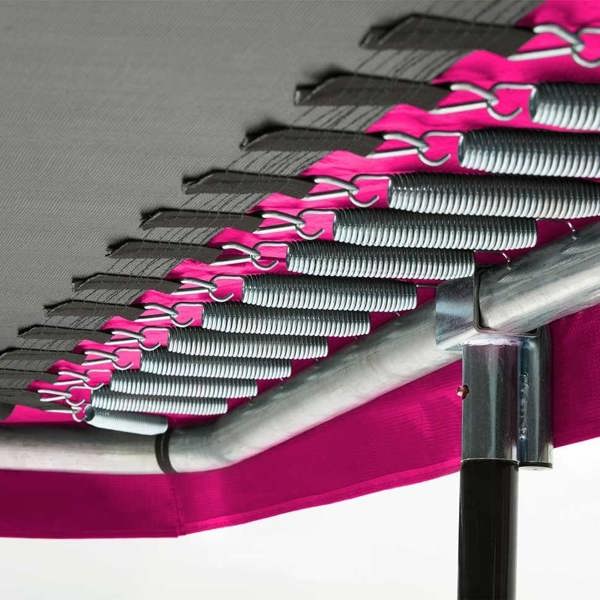 7ft x 5ft Pink Rectangular Comfort Edition Trampoline with Enclosure (5091P)