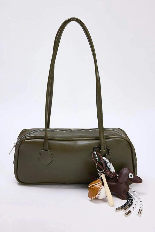 WOVCOR Charm Detailed Women's Mini Bowling Shoulder Bag