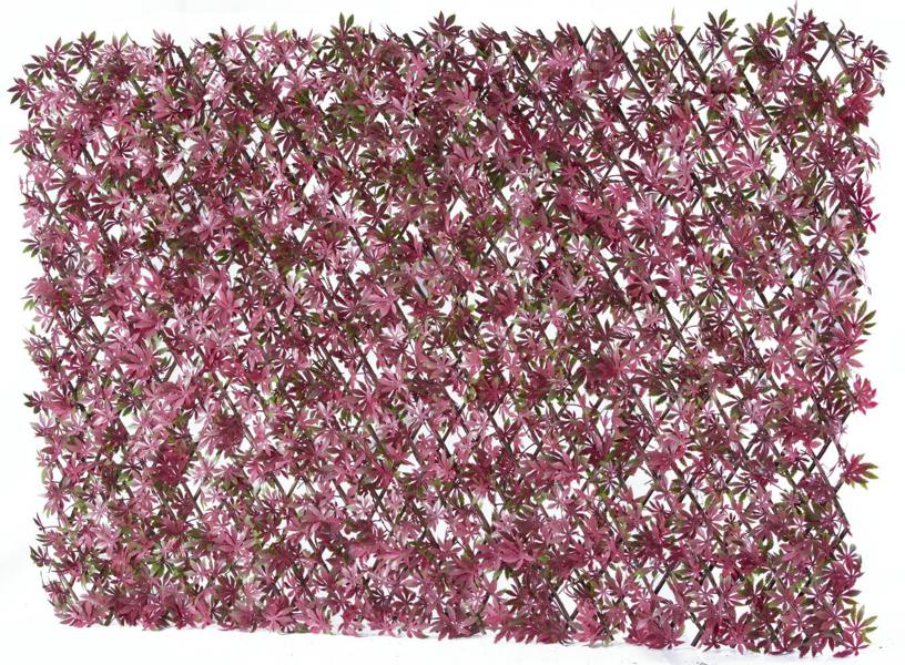HYGRAD BUILT TO SURVIVE Artificial Hedge Flower Garden Screening Expanding Trellis Privacy Screen 1x2m