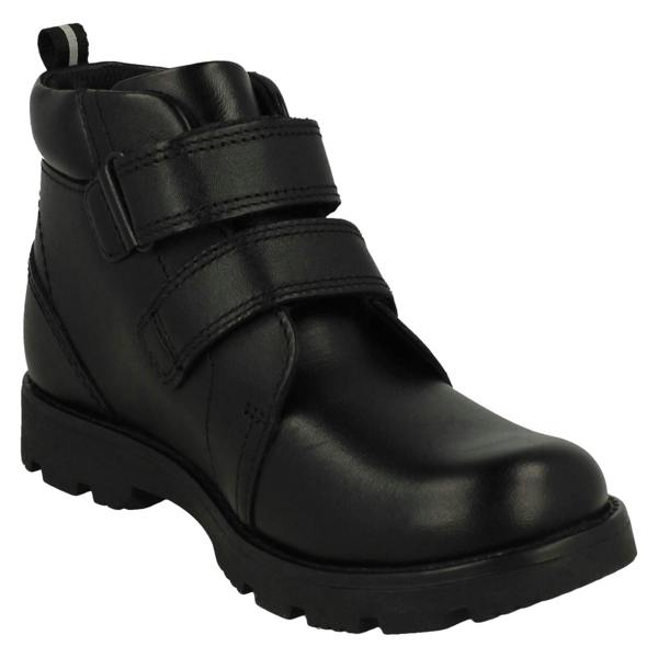 Clarks Boys Clarks Lightweight Hook & Loop Fastening Ankle Boots Heath High