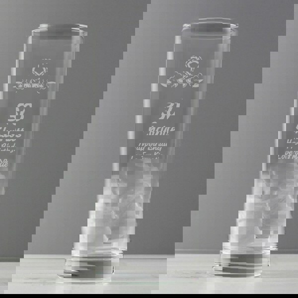 Personalised Memento Company Personalised Birthday Craft Hi Ball Glass