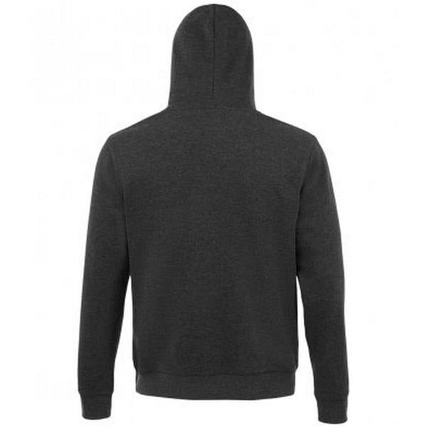 SOLS Unisex Adults Spencer Hooded Sweatshirt - Charcoal Marl