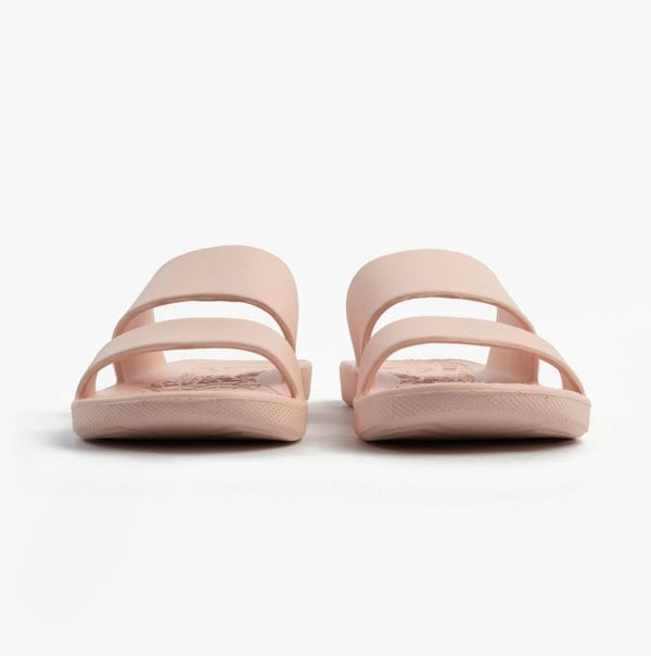 Totes Sol Bounce 0351FSND Womens Double Strap Slides Evening Sand