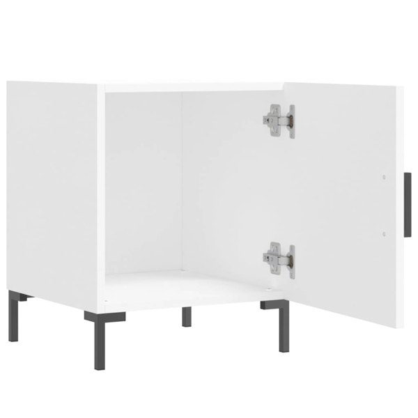 Berkfield Bedside Cabinets 2 pcs White 40x40x50 cm Engineered Wood
