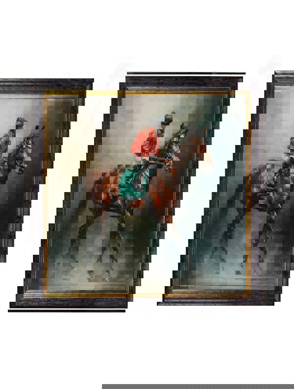 Exceptional Art The Irish Racehorses - Oxford square frame