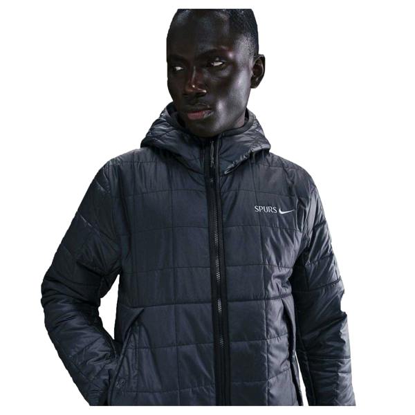 Nike Unisex Adult Hooded Jacket - Black/Blue - 