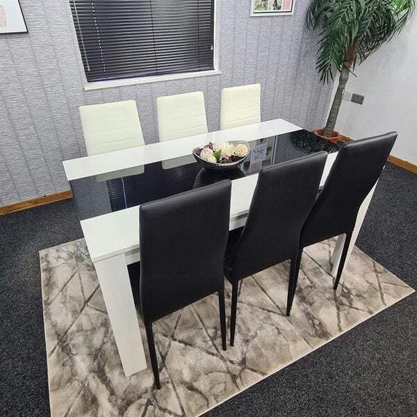 Kosy Koala Dining Table Set with 6 Chairs Dining Room and Kitchen table set of 6
