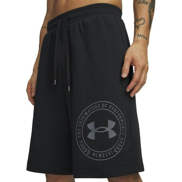Under Armour Mens Rival Graphic Shorts - Black - 