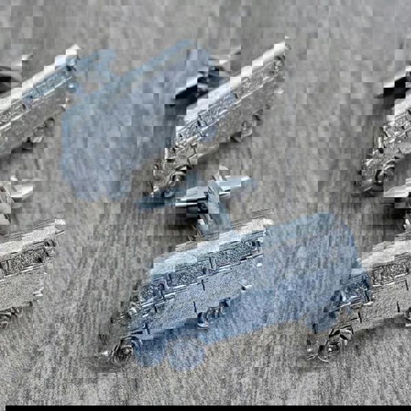 Me and My Car Pewter camper Van Cufflinks