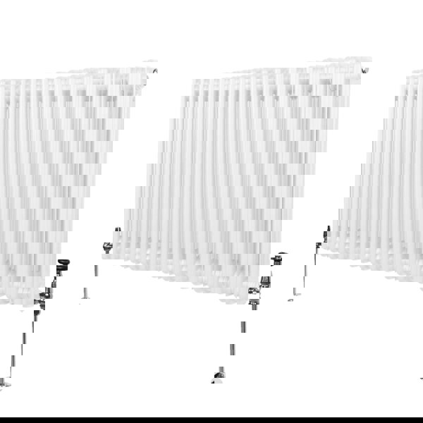 Monstershop Traditional 2 Column Radiator - 600 x 1192mm - White