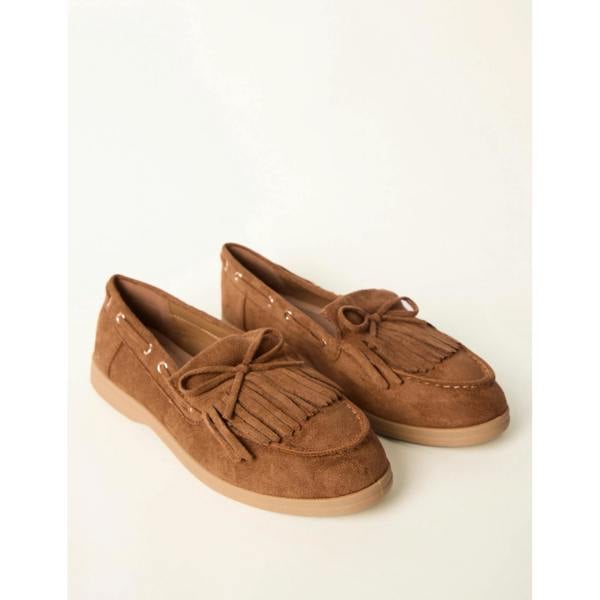 Blue Vanilla Tassel Detail Loafers