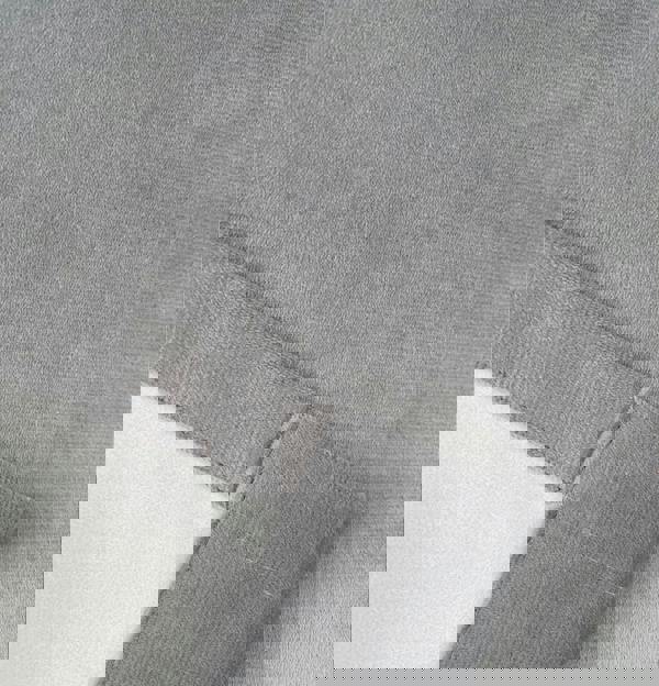 Enhanced Living Grey 100% Blackout Luxury Supersoft Velvet Thermal Tape Top Curtains for Living Room & Bedrooms