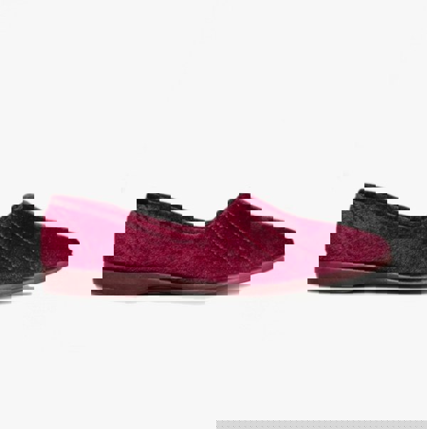 GBS AUDREY Slip On Womens Slippers Burgundy