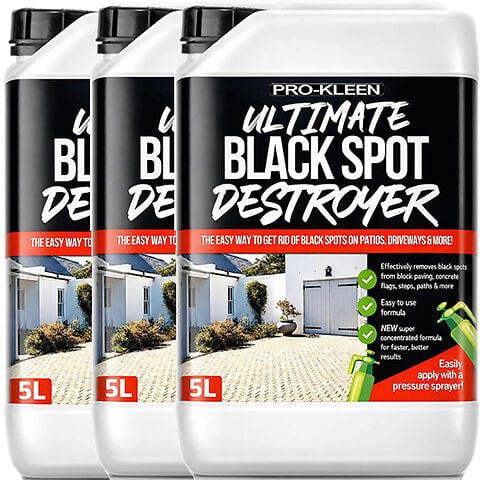 ProKleen Pro-Kleen Ultimate Black Spot Remover Rapid Acting Patio Driveway Block Paving Cleaner, No1 Fast Acting Solution 15L