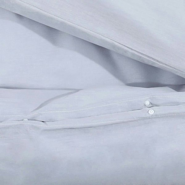 Berkfield Duvet Cover Set Grey 260x220 cm Cotton